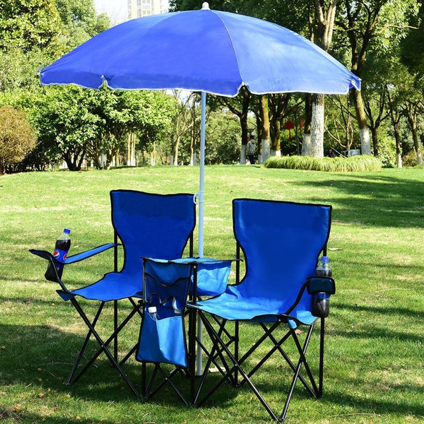 New Double Portable Folding Picnic Chair W Umbrella Table Cooler Beach Camping Chair
New Double Portable Folding Picnic Chair W Umbrella Table Cooler Beach Camping Chair