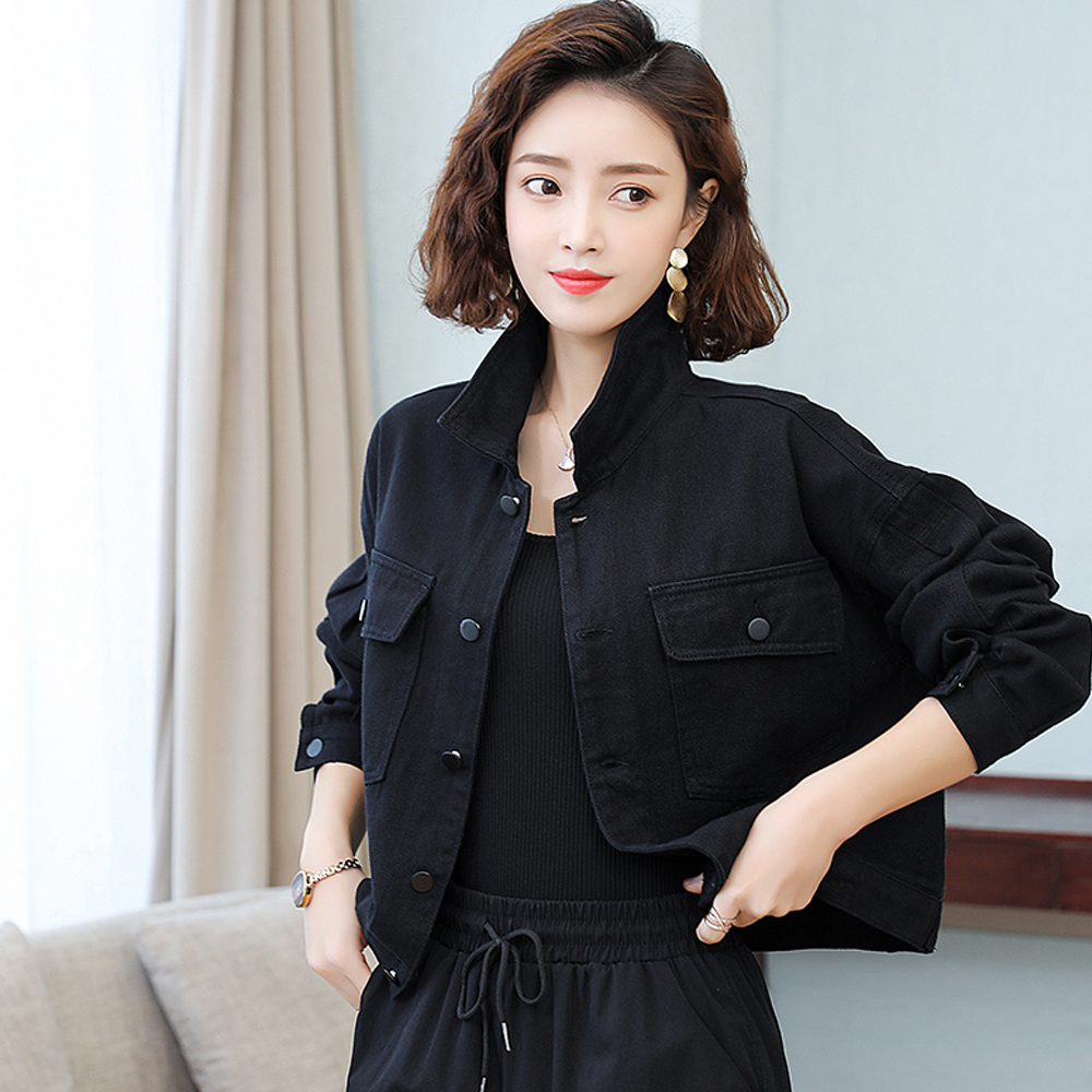 Women's Jackets Elegant Denim Jacket Women Korean Fashion Long Sleeve Loose Coats Vintage Ladies Streetwear Denim Tops Female Casual Clothing 230