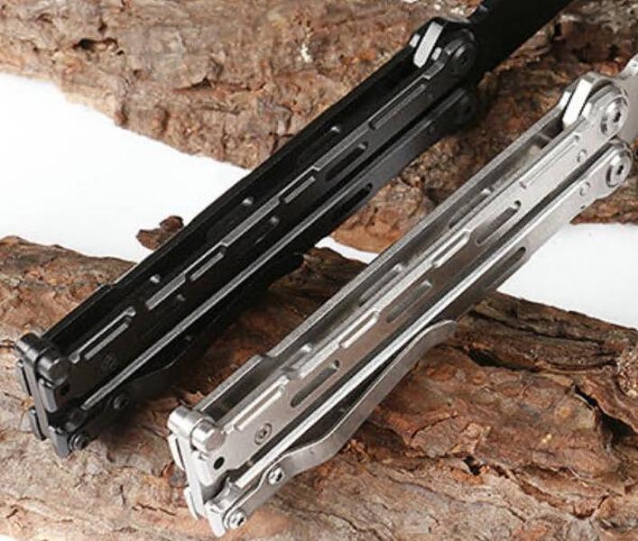 Tools JL02 Quartermaster Butterfly Knife Trainer Knife 5CR15MOV Blade Hunting Jilt Knife Folding Pocket Knife EDC Knives
Tools JL02 Quartermaster Butterfly Knife Trainer Knife 5CR15MOV Blade Hunting Jilt Knife Folding Pocket Knife EDC Knives