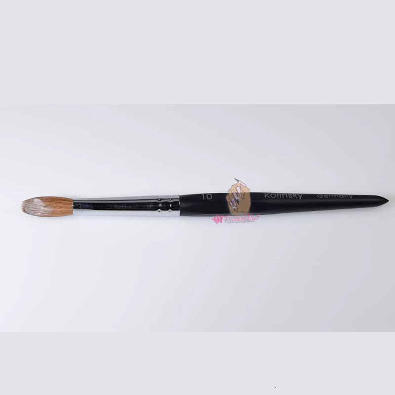 Nail Brushes Six Angles Black Kolinsky Acrylic Brush for Manicure Powder Crimped Salon s Supplies Professional Tool 230505