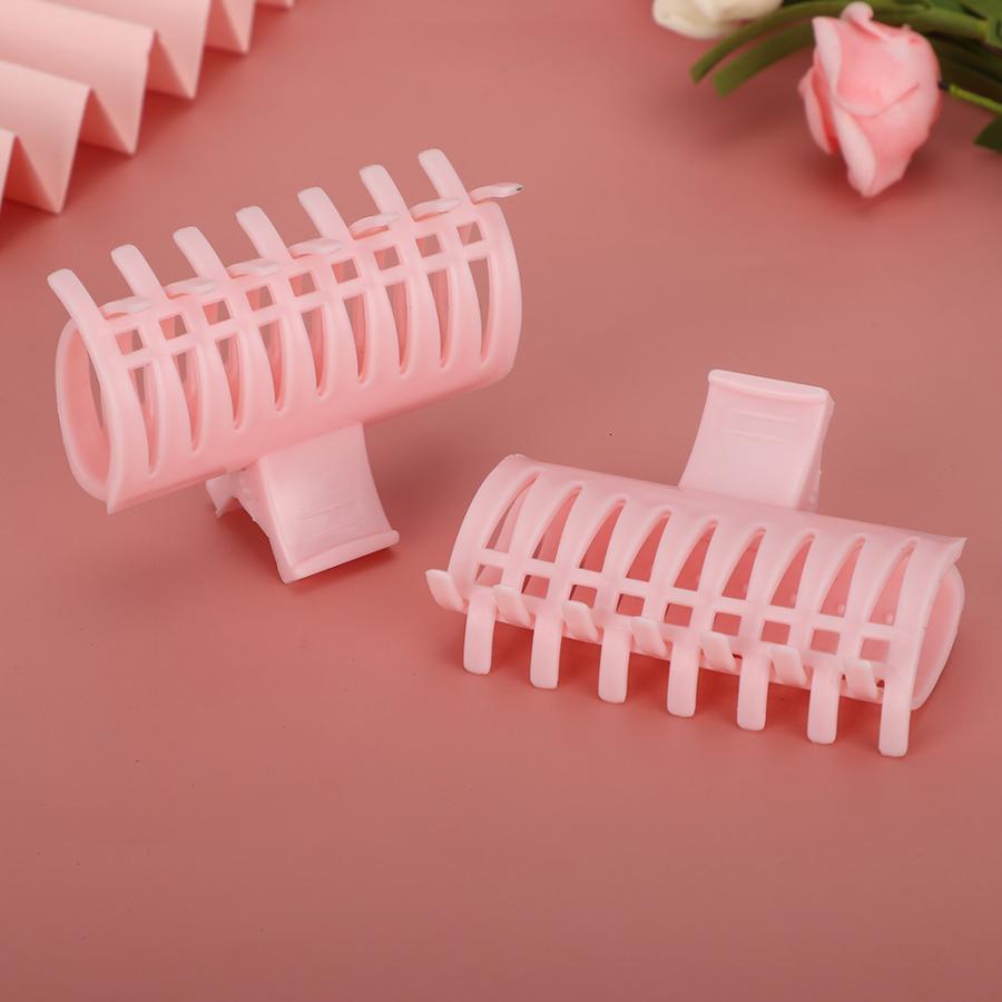 Hair Rollers 15Pcs/Set Hair Curler Roller Large Grip Clips Curlers Hairdressing DIY Tool Styling Hair Curlers Pink Color Rollers Accessories 230505