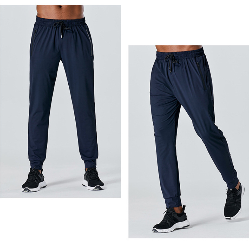Hot Yoga Mens Jogger Long Pants Sport Yoga Outfit Outdoor City-Sweat Yogo Gym Pockets Sweatpants Trousers Mens Casual Elastic Waist fitness