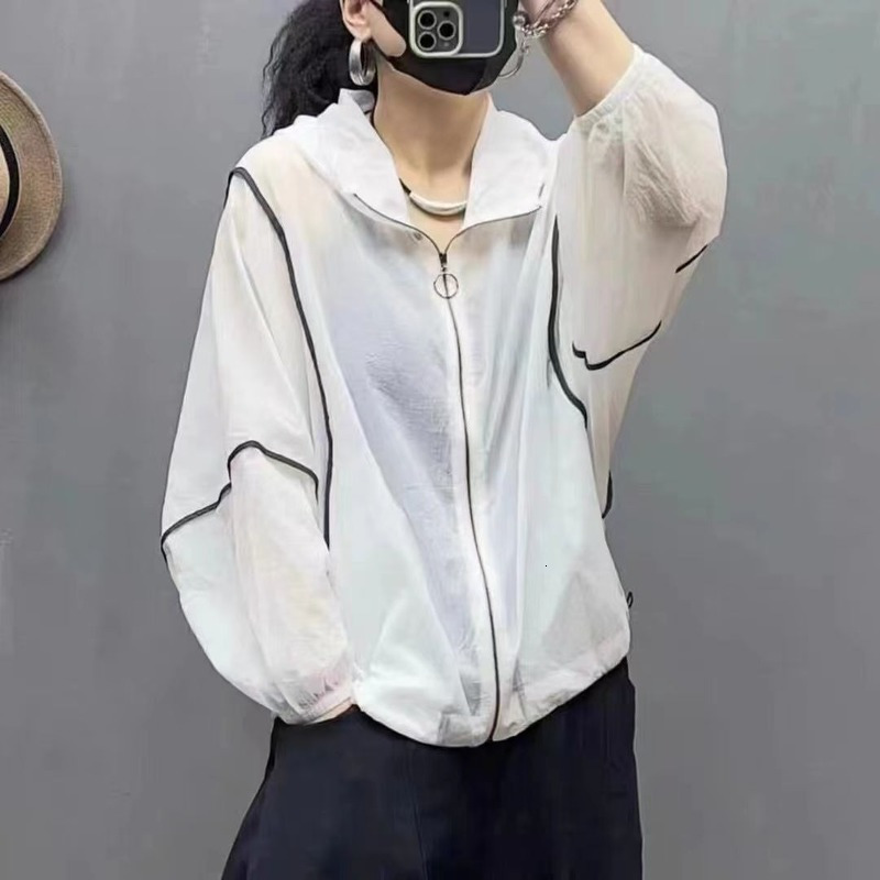 Women's Jackets Women's Jacket Lightweight Sun Protection Clothing Summer Free Shipping Coat Anti-UV Breathable Korean Fashion Loose Wholesa