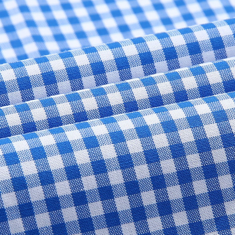 Men's Casual Shirts Long Sleeve Cotton Thin Plaid Shirts Button Down Collar Checkered Oxford Slim Fit Men Casual Shirts High Quality Dress Shirt 