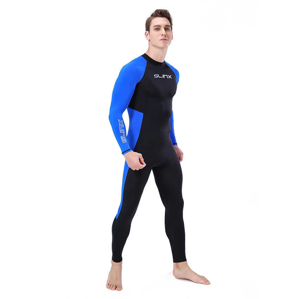 Wetsuits Drysuits Lycra sun protection suit Men's thin wetsuit Jellyfish suit Surfing swimming snorkeling UV resistant diving suit equipment J230
