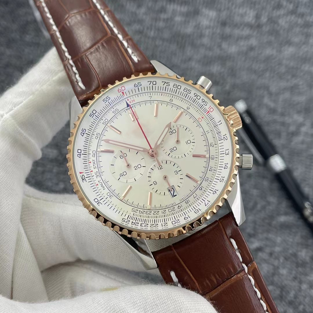 Designer Luxury Men's Watch High Quality Watch Leather Stainless Steel Bracelet Sapphire Glass watches Mechanical Round Quartz-Battery Folding buckle, C3
Designer Luxury Men's Watch High Quality Watch Leather Stainless Steel Bracelet Sapphire Glass watches Mechanical Round Quartz-Battery Folding buckle, C3