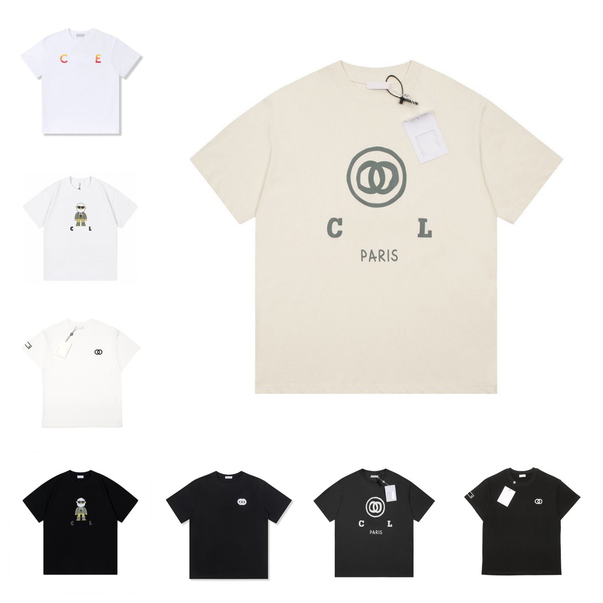 Women's designer t-shirts striped fashion polo shirt men's t-shirt summer popular round neck loose short-sleeved casual shirt tops Loose high street CHANEL t-shirts
Women's designer t-shirts striped fashion polo shirt men's t-shirt summer popular round neck loose short-sleeved casual shirt tops Loose high street CHANEL t-shirts