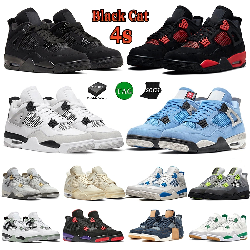 With Box 4s Basketball Shoes Men Women Jumpman 4 Black Cat Red Thunder SB Pine GreenWhite Oreo Military Black University Blue Mens Trainers Sports Sneaker Size 36-47.5
With Box 4s Basketball Shoes Men Women Jumpman 4 Black Cat Red Thunder SB Pine GreenWhite Oreo Military Black University Blue Mens Trainers Sports Sneaker Size 36-47.5