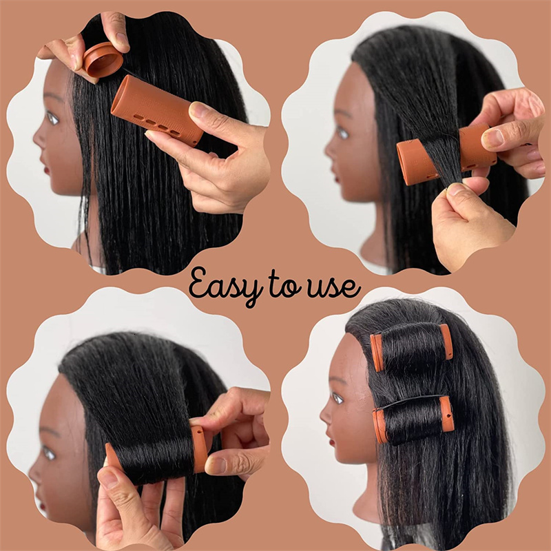 Hair Rollers 20Pcs Large Perm Rods for Natural Hair Cold Wave for Long Hair Rollers Curling Styling for Women Home Hairdre 230505