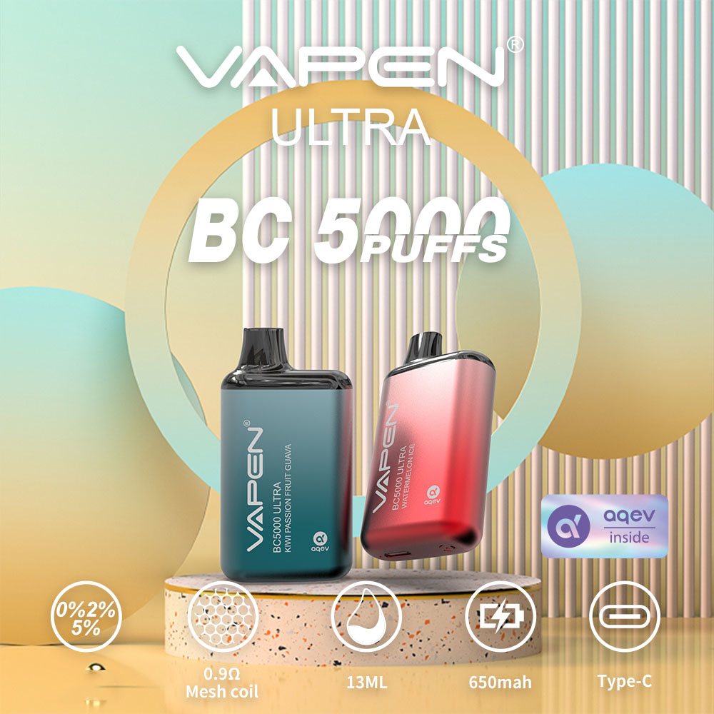 Vapen Ultra Bc5000 World disposable vape 5000 puffs Rechargeable type-c E- Cigarette starter kits Pod Device Metallic Gradident 13ml Pre-Filled
Vapen Ultra Bc5000 World disposable vape 5000 puffs Rechargeable type-c E- Cigarette starter kits Pod Device Metallic Gradident 13ml Pre-Filled