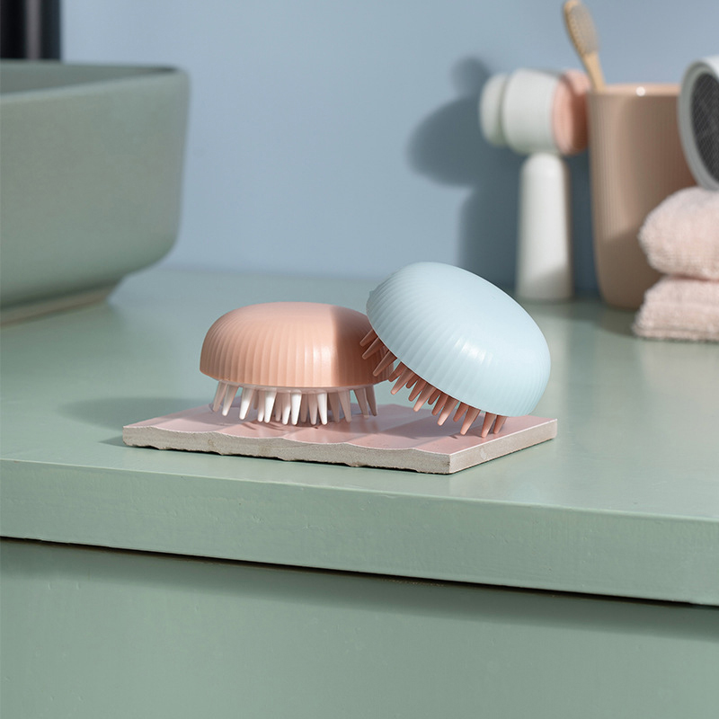 Hair Brushes Silicone Portable Hair-washing Brush Anti-itch Head Scratcher Head Massage Comb Promote Heads Blood Circulation Cepillos Para El Cabello 