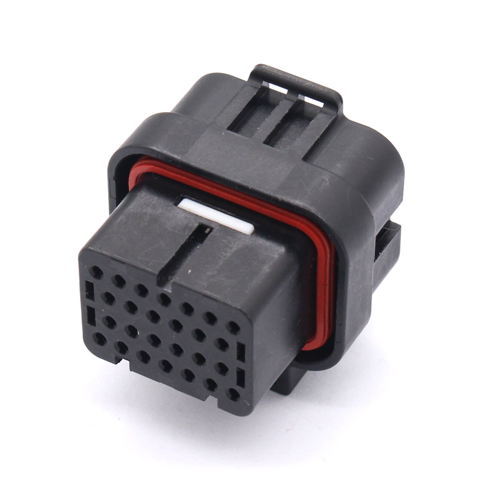 3-1437290-7 Motec 26 Pin AMP Superseal 1.0 Black Female Waterproof Wire Connector For Automotive