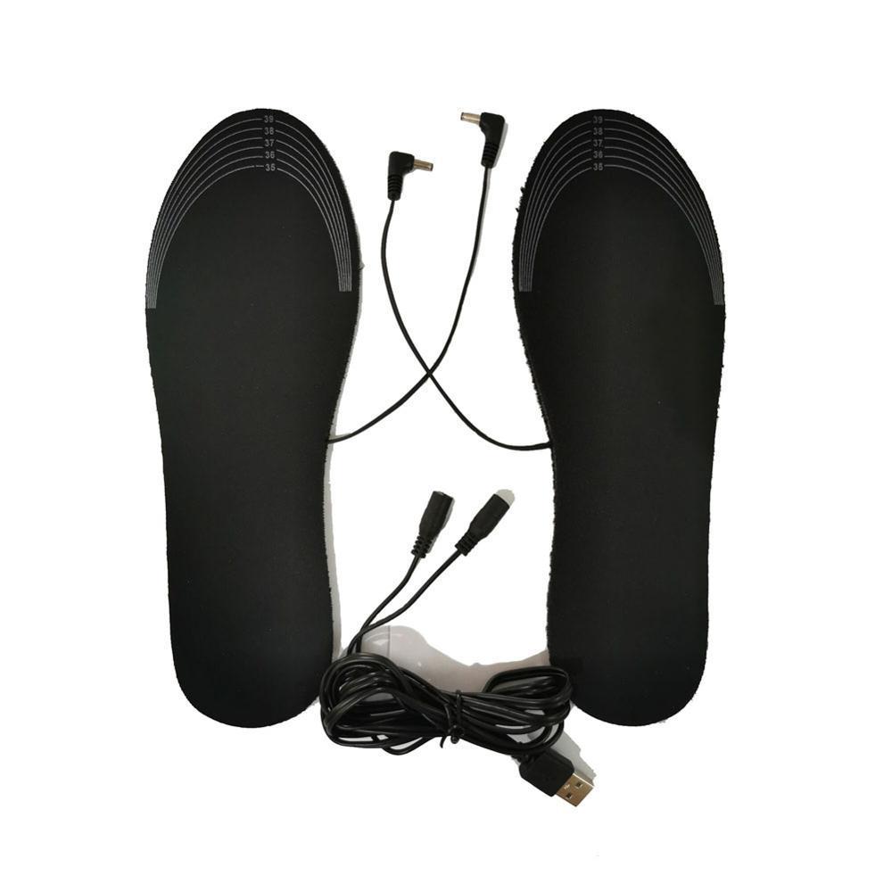 Shoe Parts Accessories USB Electric Heated Shoe Insole Winter Warm Women Foot Pad Washable Thermal Men Boot Mat Unisex Heating Shoe Insoles WJ085 2305