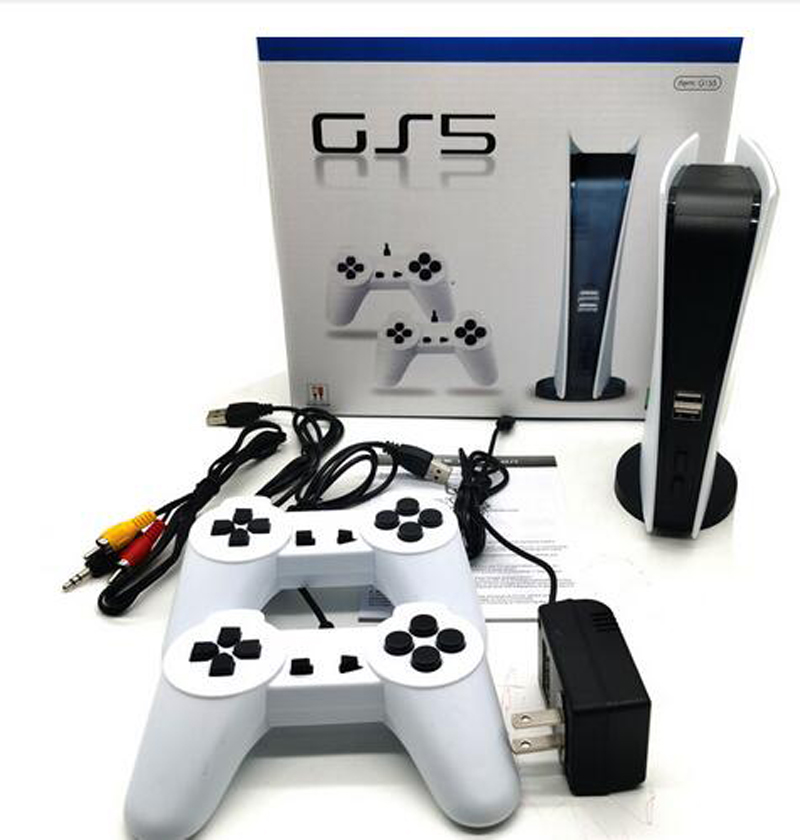 GS5 TV Game Console 8 Bit Game Box With 200 Classic Juegos AV Output P5 Retro Video Mini NES FC Games Station 5 USB Dual Wired Controllers
GS5 TV Game Console 8 Bit Game Box With 200 Classic Juegos AV Output P5 Retro Video Mini NES FC Games Station 5 USB Dual Wired Controllers