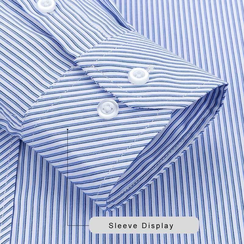 Men's Casual Shirts Men's Stripe Dress Shirts Plus Size 8XL 7XL Long Sleeve Work Clothing Regular Fit Social Work Business Office Smart Casu