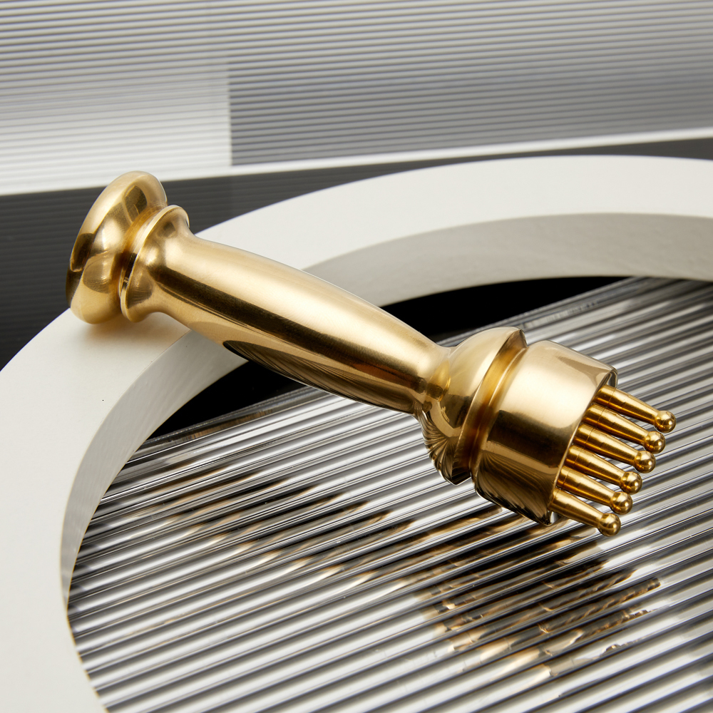 Face Massager Pure Copper Meridian Massage Stick Trigger Point Body Brass Scraping Board Muscle Relaxtion Acupoint Press Pen 230504