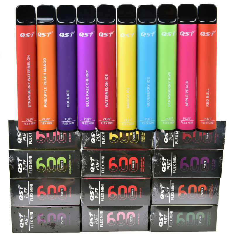 Puff Flex Mini 600 Puffs Disposable Vape E Cigarette Device 2ml Pod With Security Sticker Prefilled Cartidge eCigs
Puff Flex Mini 600 Puffs Disposable Vape E Cigarette Device 2ml Pod With Security Sticker Prefilled Cartidge eCigs
