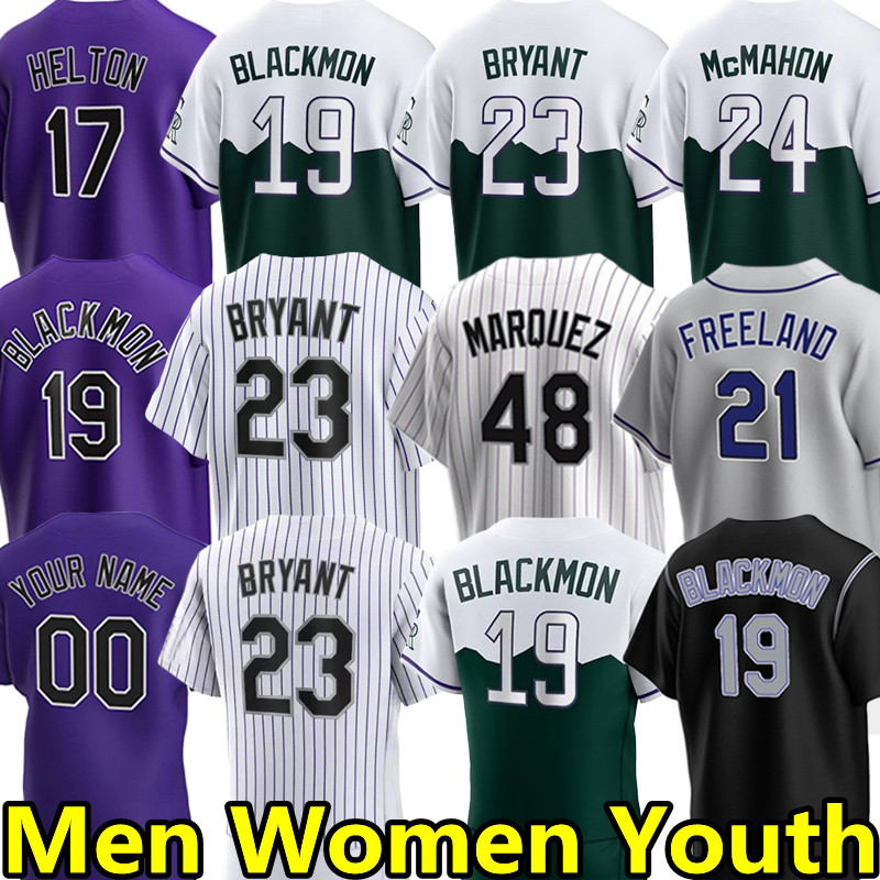 Rockies 23 Kris Bryant Baseball Jerseys Charlie Blackmon C.J. Cron Ryan McMahon Todd Helton Elias Diaz Mike Moustakas German Marquez Kyle Freeland Custom Jersey, Youth color 4
Rockies 23 Kris Bryant Baseball Jerseys Charlie Blackmon C.J. Cron Ryan McMahon Todd Helton Elias Diaz Mike Moustakas German Marquez Kyle Freeland Custom Jersey, Youth color 4