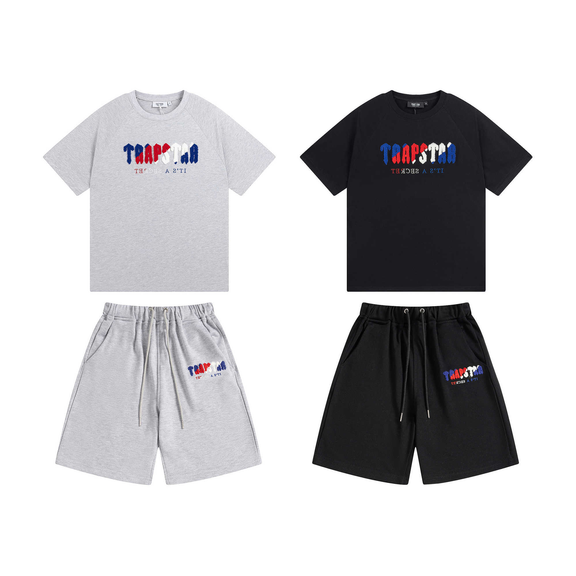 Designer Fashion Clothing Tees Tshirt Trapstar Blue Red Towel Embroidery Fashion Brand Loose Relaxed Men's Women's Fashion Short Sleeve Shorts Set for Men, 626 black shorts
Designer Fashion Clothing Tees Tshirt Trapstar Blue Red Towel Embroidery Fashion Brand Loose Relaxed Men's Women's Fashion Short Sleeve Shorts Set for Men, 626 black shorts