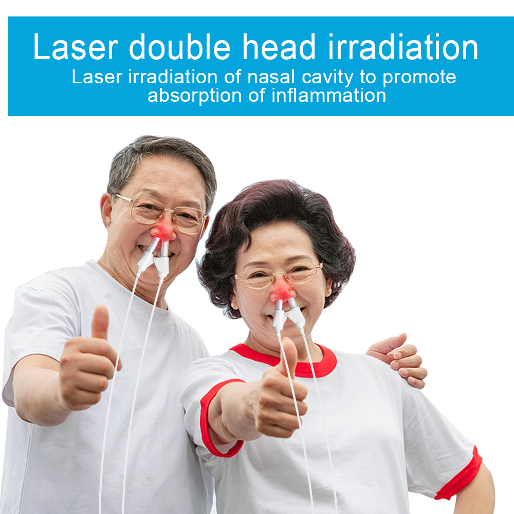 Face Massager Tinnitus Ear Laser Therapy LLLT Irradiation Physiotherapy Earplug Otitis Media Deafness Nose Rhinitis Sinusitis Treatment 230504
