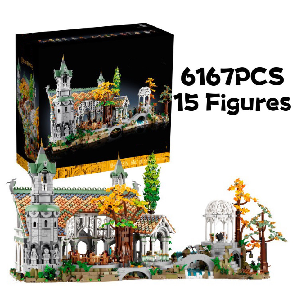 Blocks 2023 10316 6167pcs Movie Ideas Lorded Of Rings Rivendell Street View Building European Style Castle Bricks Toy kid 230504
Blocks 2023 10316 6167pcs Movie Ideas Lorded Of Rings Rivendell Street View Building European Style Castle Bricks Toy kid 230504