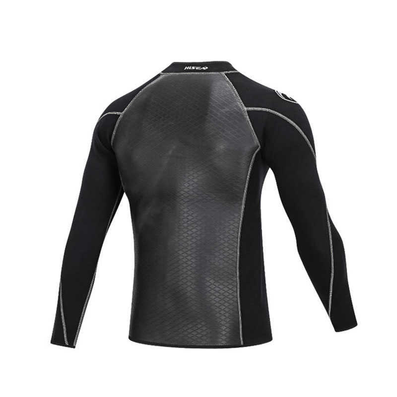 Wetsuits Drysuits Hisea Men's 25mm Diving Wetsuit Pants Long Sleeve Diving Suit Scuba Jump Surfing Snorkeling Wetsuits J230505