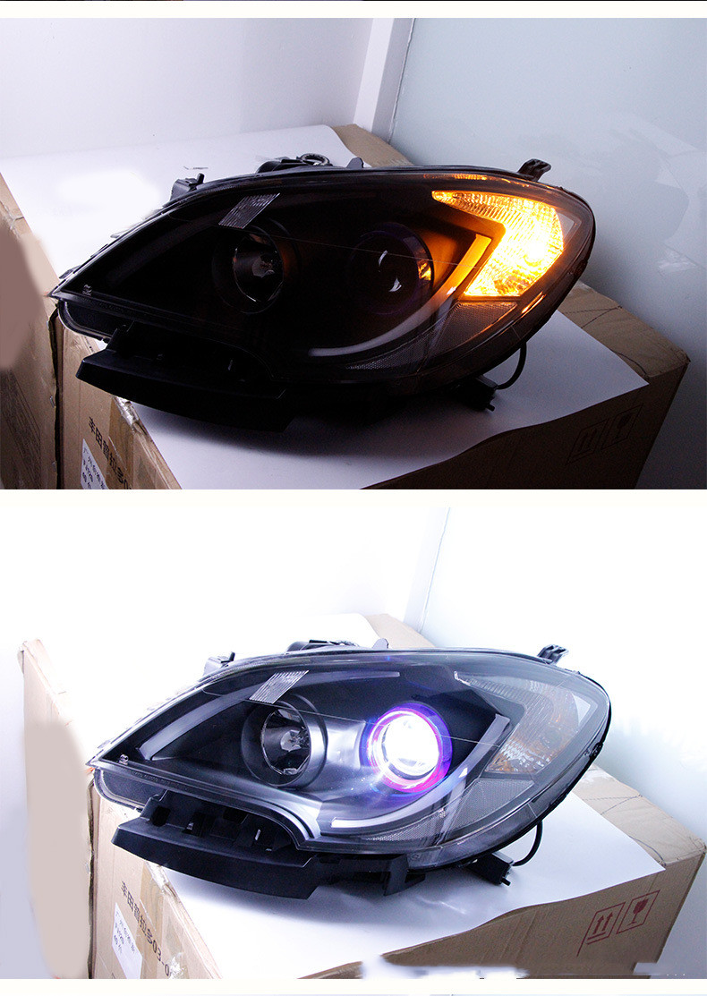 Car Styling For Buick Encore 20 13-20 15 Headlamp Assembly LED Daytime Running Light Dual Lens Xenon Lamp Headlight
