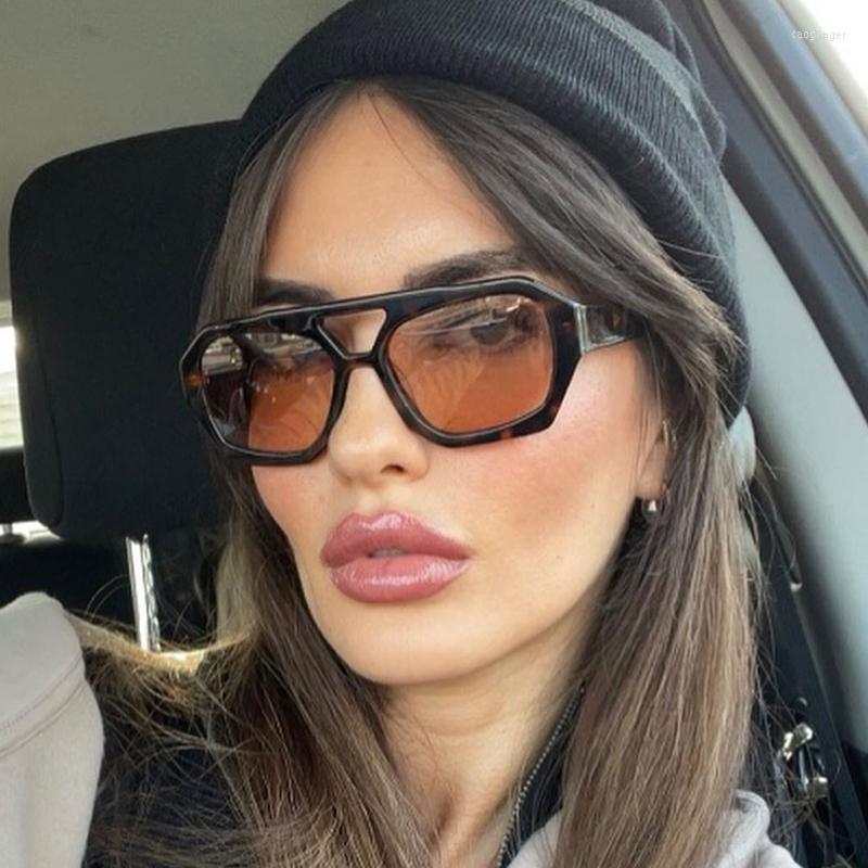 Sunglasses Square For Women Fashion 2023 Retro Double Bridges Sun Glasses Female Luxury Designer Big Lady Eyewear UV400
Sunglasses Square For Women Fashion 2023 Retro Double Bridges Sun Glasses Female Luxury Designer Big Lady Eyewear UV400