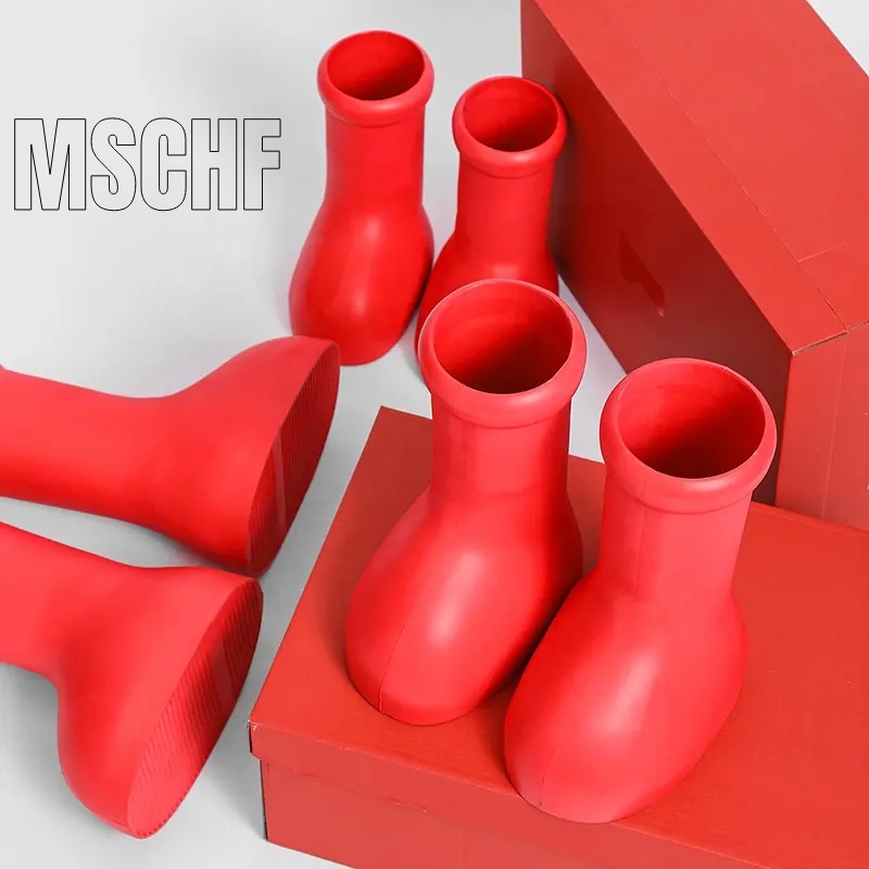 Authentic Shoes MSCHF Astro Boy Fashion Latest Red Big Boot Launch 3d Printing Creativity Big Red Astro Boy Rain Snow Balloon Custom Wave Body Boot
Authentic Shoes MSCHF Astro Boy Fashion Latest Red Big Boot Launch 3d Printing Creativity Big Red Astro Boy Rain Snow Balloon Custom Wave Body Boot