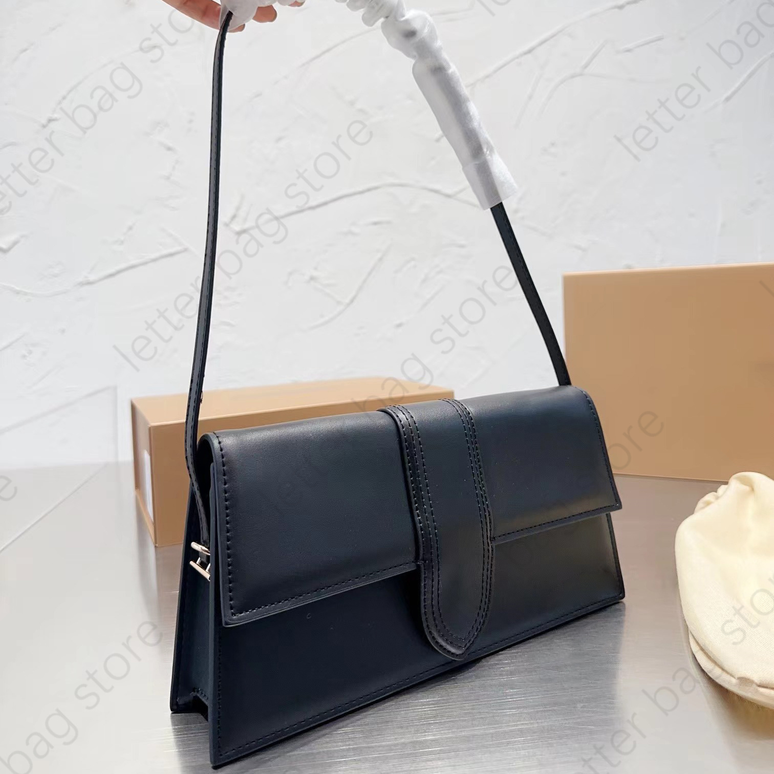 Le Bambino Jaquemus Designer Shoulder Bags Womens Clutch Crossbody Fashion Purse With Magnetic Fastening Detachable Adjustable Shoulder Handbags, Handle style#2-white
Le Bambino Jaquemus Designer Shoulder Bags Womens Clutch Crossbody Fashion Purse With Magnetic Fastening Detachable Adjustable Shoulder Handbags, Handle style#2-white