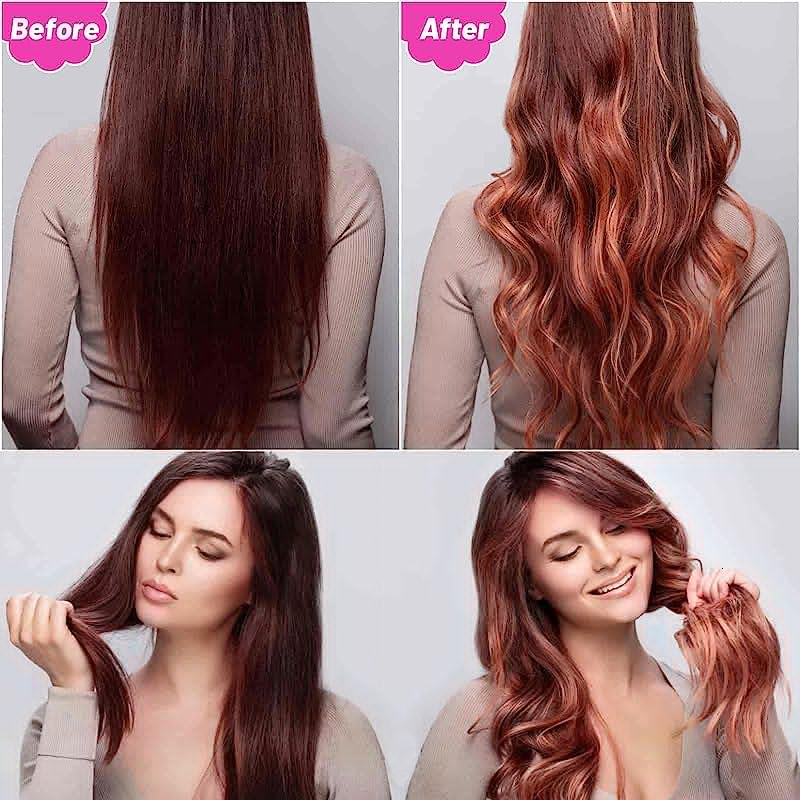 Hair Rollers 24Pcs Hair Rollers with Hair Pins Magic Hair Curlers Set No Heat Curling Hairdressing Styling Tool Salon Hairstyle Accessories 230505
