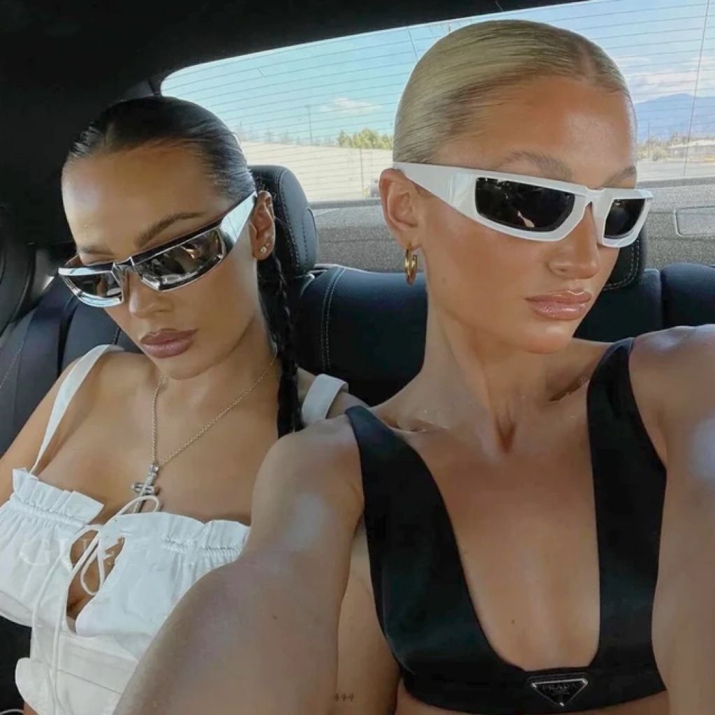 Sunglasses Original Eyeglasses Outdoor Shades PC Frame Fashion Classic Lady Mirrors for Women and Men Glasses Unisex 6 colors