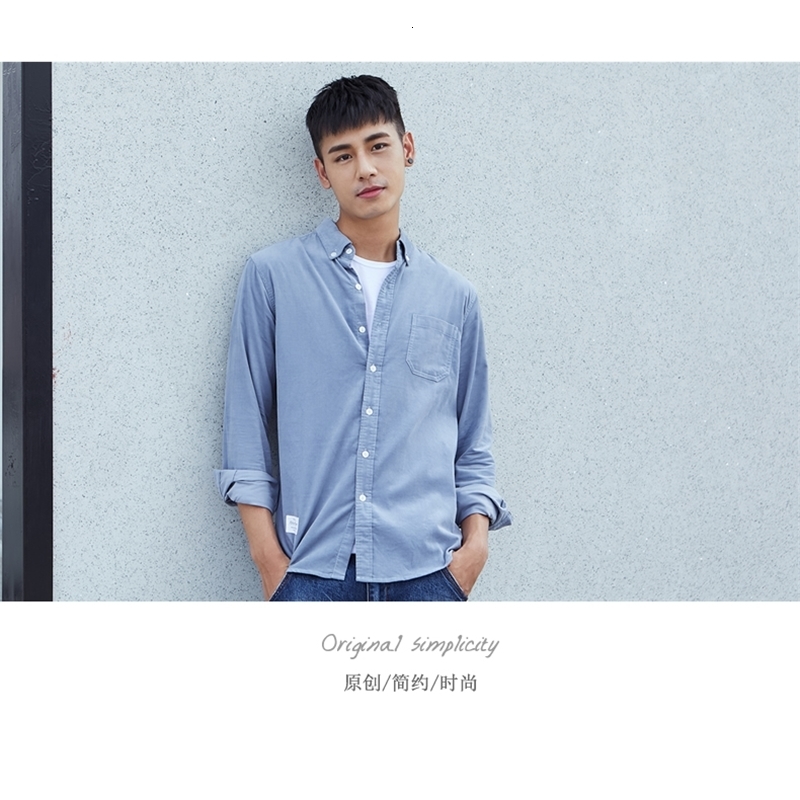 Men's Casual Shirts Customize men shirt long sleeve personalize advertising shirt A1417 letter print light green sky blue polyester 230505