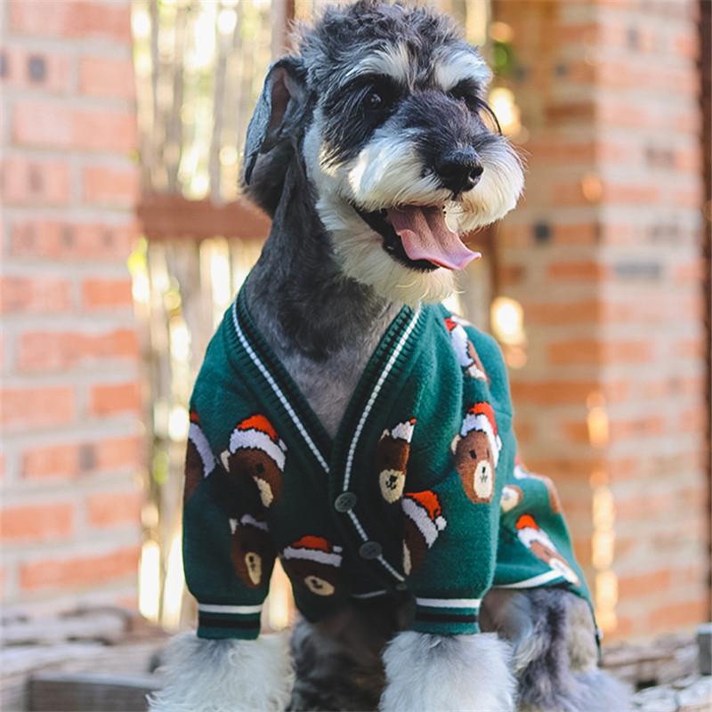 Apparel Christmas Dog Clothes Cardigan Winter Cat Puppy Yorkie Poodle Pomeranian Schnauzer Pug French Bulldog Sweater New Year Pet Coat, Red 2
Apparel Christmas Dog Clothes Cardigan Winter Cat Puppy Yorkie Poodle Pomeranian Schnauzer Pug French Bulldog Sweater New Year Pet Coat, Red 2