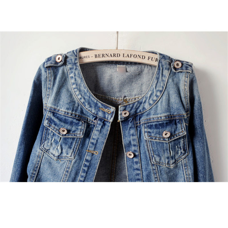 Women's Jackets New Autumn Women Denim Jacket Long Sleeve Casual Jeans Jacket Bomber Vintage Short Jacket Outerwear 6XL P1019 230505
