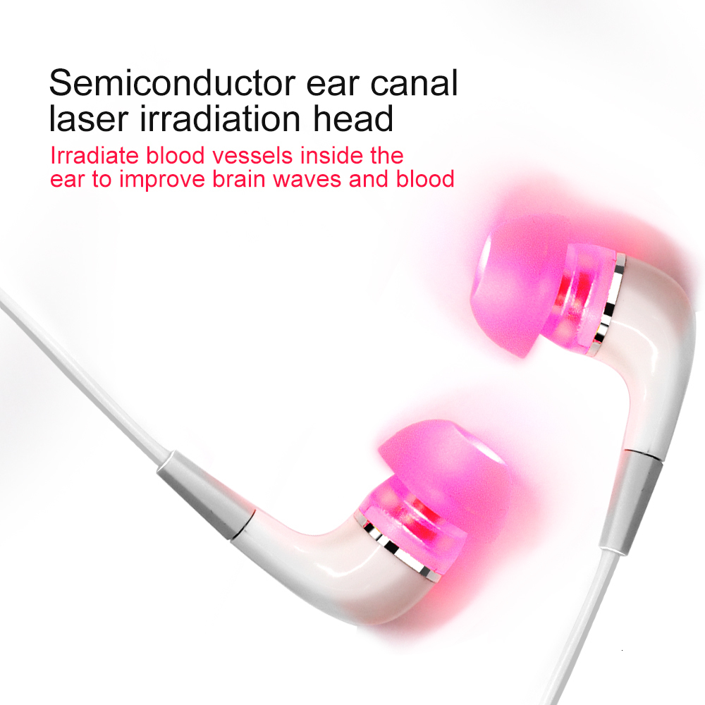 Face Massager Tinnitus Ear Laser Therapy LLLT Irradiation Physiotherapy Earplug Otitis Media Deafness Nose Rhinitis Sinusitis Treatment 230504