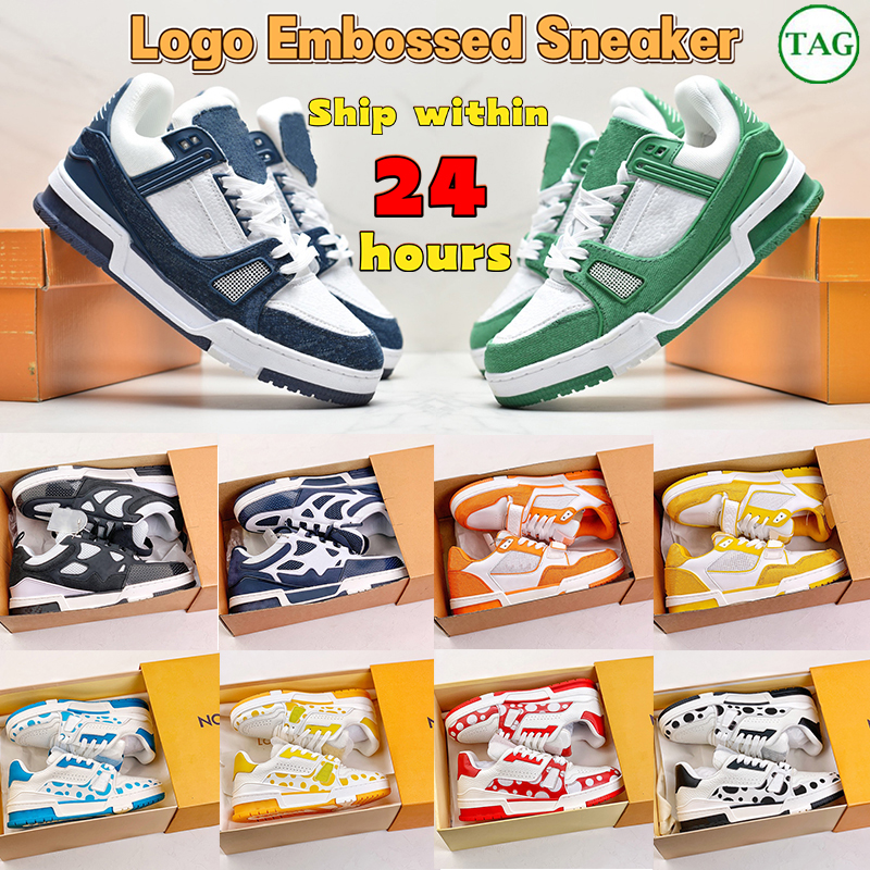 Luxury Designer Casual Shoes Men womens Logo Embossed Trainer Sneaker Triple White Pink Sky Blue Black Green Yellow Denim Low Mens Skate Sneakers Women trainers, No.20 yk black
Luxury Designer Casual Shoes Men womens Logo Embossed Trainer Sneaker Triple White Pink Sky Blue Black Green Yellow Denim Low Mens Skate Sneakers Women trainers, No.20 yk black