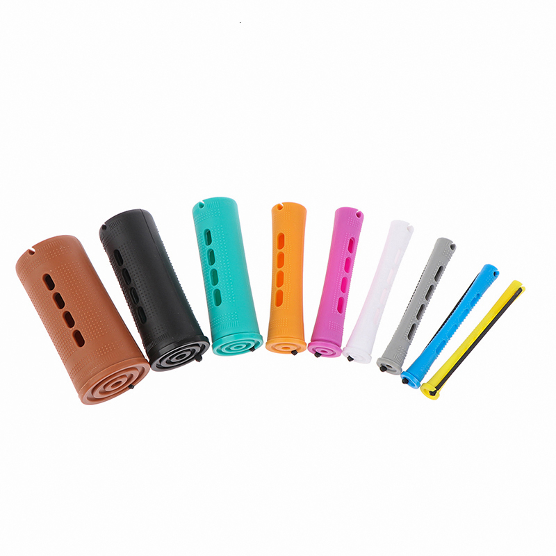 Hair Rollers 18pcs Big Rubberbands Hair Rollers Cold Perm Rods Curler Bars Hair Clip Curling Fluffy Wavy Hair Maker Styling DIY 1768 230505