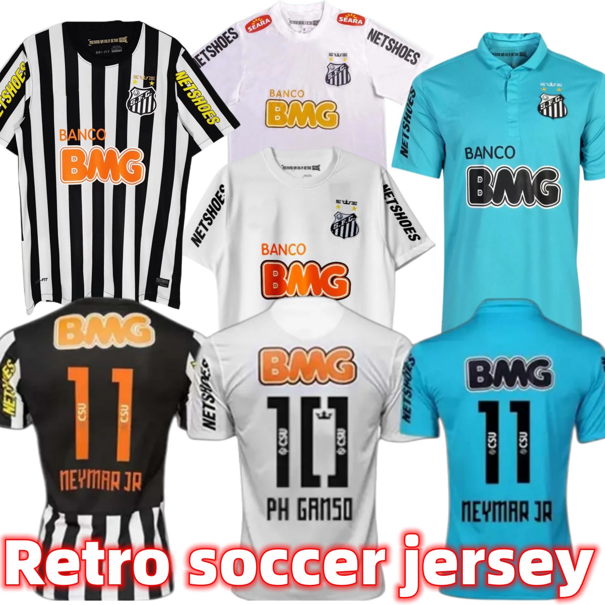 Santos retro 1912 2011 2012 2013 soccer jersey NEYMAR JR Ganso Elano Borges Felipe Anderson vintage classic 11 12 13 football shirts jersey, 11/12 home
Santos retro 1912 2011 2012 2013 soccer jersey NEYMAR JR Ganso Elano Borges Felipe Anderson vintage classic 11 12 13 football shirts jersey, 11/12 home