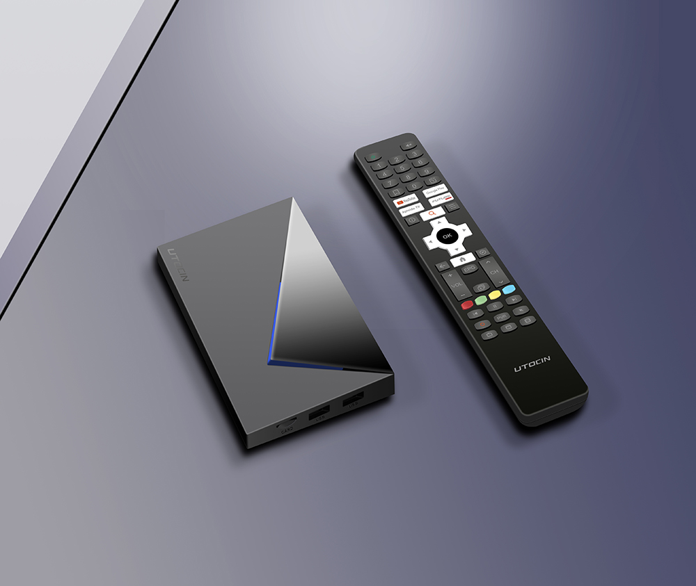UTOCIN Alpha Android 11.0 TV Box Amlogic S905W2 2GB 16GB 2.4G 5G WiFi Bluetooth 4k AV1 Set Top Box Media Steamer Box VS XTV Box