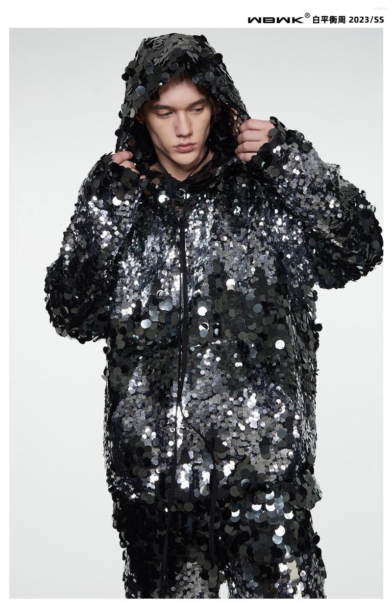 Men's Hoodies A2565 Fashion & Sweatshirts 2023 Runway Luxury European Design Party Style Pullover Hoodie