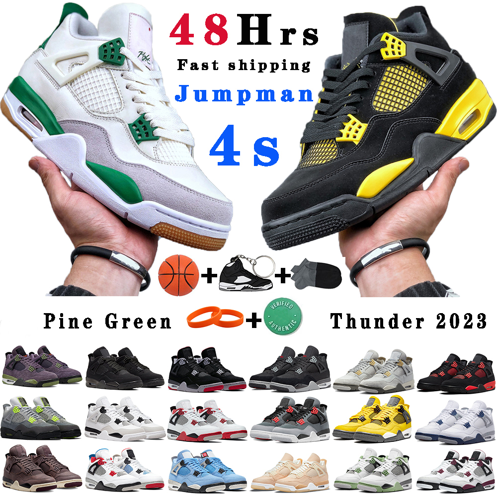 Top Quality Jumpman 4 Basketball Shoes Pine Green Mens 4s Designer Sneakers Fire Red Thunder Military Black Cat a Ma Maniere Messy Room Cement Women Trainers, 23 metallic orange
Top Quality Jumpman 4 Basketball Shoes Pine Green Mens 4s Designer Sneakers Fire Red Thunder Military Black Cat a Ma Maniere Messy Room Cement Women Trainers, 23 metallic orange