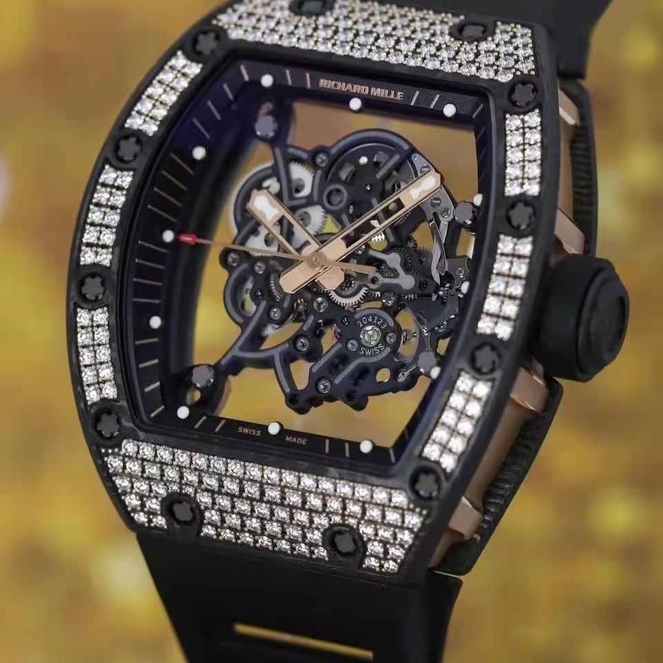 Rakish Mechanical cool Wrist watches TV Factory rm055 Original Diamond with Perspective Bottom Temperament Male and Female Student 2023 New Luxury Style, 13
Rakish Mechanical cool Wrist watches TV Factory rm055 Original Diamond with Perspective Bottom Temperament Male and Female Student 2023 New Luxury Style, 13