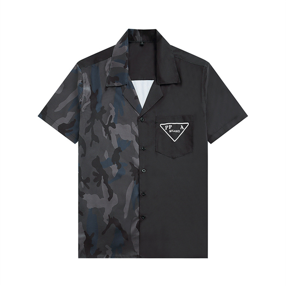 23ss Luxury Designer shirt Men's fashion Geometric classic print bowling shirt black Hawaiian flower casual shirt men's loose short sleeve AB25, Color
23ss Luxury Designer shirt Men's fashion Geometric classic print bowling shirt black Hawaiian flower casual shirt men's loose short sleeve AB25, Color