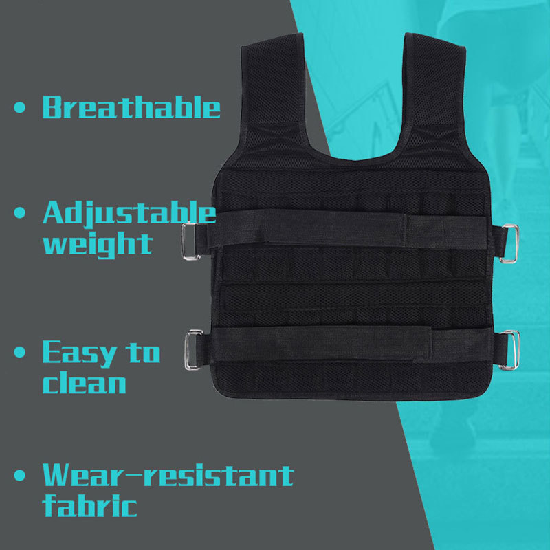 Integrated Fitness Equip Exercise Loading Weighted Vest Boxing Running Sling Weight Training Workout Adjustable Waistcoat Jacket Sand Clothing 230505