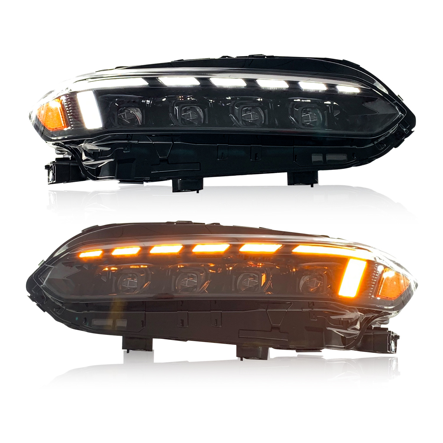 LED Light Bulb Headlights FOR HONDA CIVIC 11TH SEDAN/HATCHBACK/TYPER 2021-2023 Matrix Lens Turn Signal Headlight