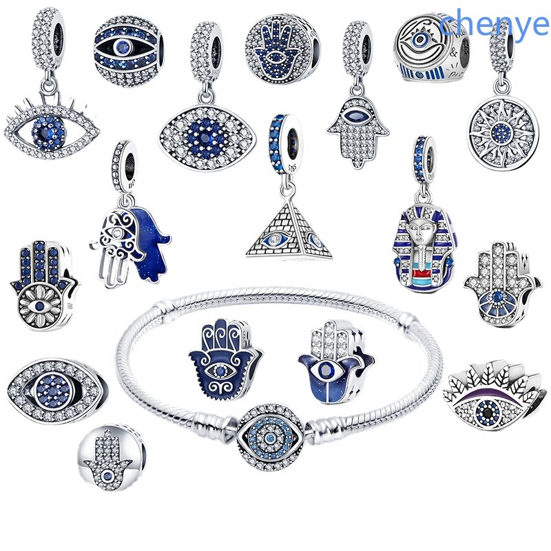 20 Style 925 Silver Color Evil Eye Charm Demon Eye Bead for Original Pandora Bracelet&Bangle DIY Making Fashion Jewelry Gift
20 Style 925 Silver Color Evil Eye Charm Demon Eye Bead for Original Pandora Bracelet&Bangle DIY Making Fashion Jewelry Gift