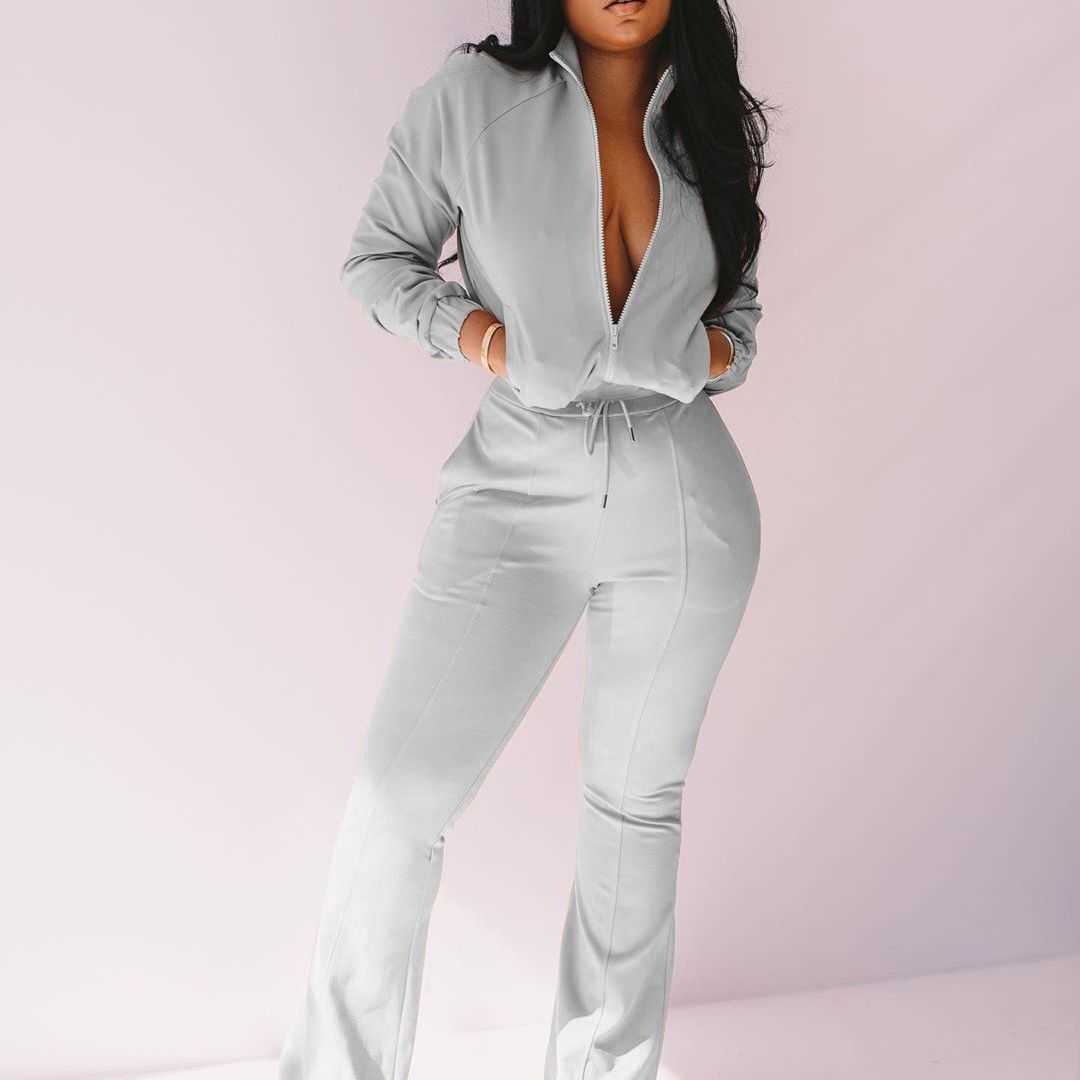 Women's Tracksuits Fall Two Piece Sets Womens Outfits Jogger Tracksuit Winter Plus Size Office Clothing Ladies 2 Piece Suit Casual Loungewear z25