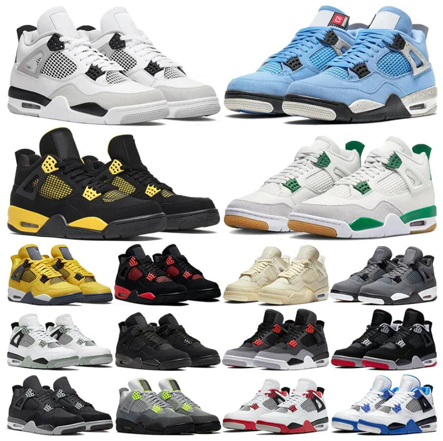 Authentic 4 University Blue Shoes 4S Pine Green Military Black Cat Sail Red Thunder White Oreo Cactus Jack Bred Midnight Navy Seaform Men Sports Sneakers With box, 24
Authentic 4 University Blue Shoes 4S Pine Green Military Black Cat Sail Red Thunder White Oreo Cactus Jack Bred Midnight Navy Seaform Men Sports Sneakers With box, 24
