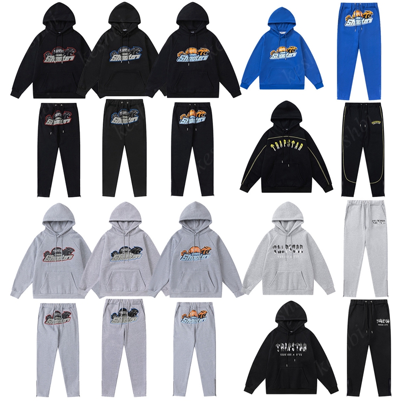 Trapstar Tracksuit Mens Sweater Trousers Set Designer Hoodies Streetwear Sweatshirts Sports Suit Embroidery Plush Letter Decoration Thick Hoodies Men Pants, B 1
Trapstar Tracksuit Mens Sweater Trousers Set Designer Hoodies Streetwear Sweatshirts Sports Suit Embroidery Plush Letter Decoration Thick Hoodies Men Pants, B 1